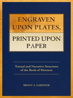 cover image of Engraven Upon Plates, Printed Upon Paper